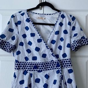 Tulle LA vintage pinup daisy wrap dress